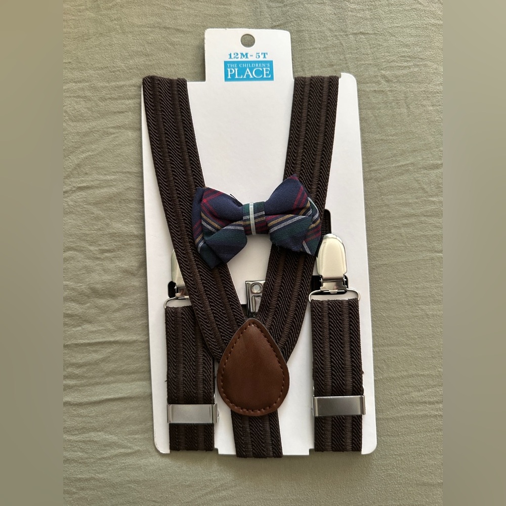 Bow tie suspenders Set
